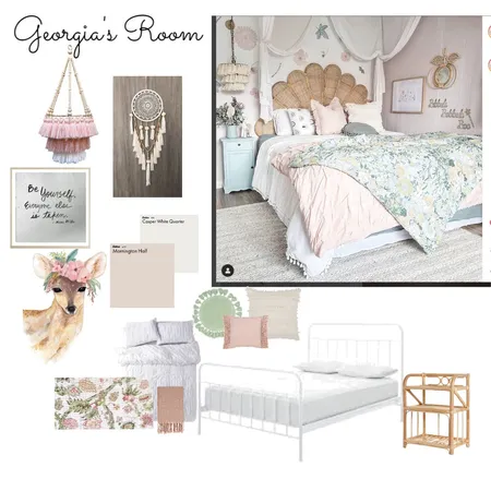 Georgia's Room Interior Design Mood Board by rosecasey on Style Sourcebook