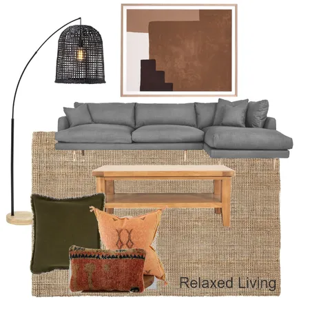 Relaxed Living Interior Design Mood Board by Finn & e on Style Sourcebook