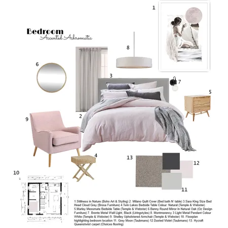 Bedroom Interior Design Mood Board by mtammyb on Style Sourcebook