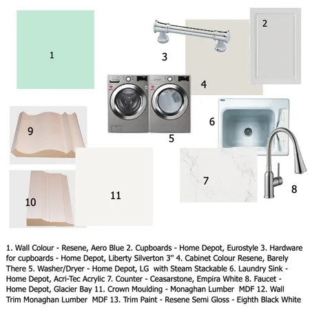 Laundry Room Interior Design Mood Board by chelstemple on Style Sourcebook