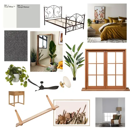 Melrose Bedroom Interior Design Mood Board by georgiaholroyd on Style Sourcebook