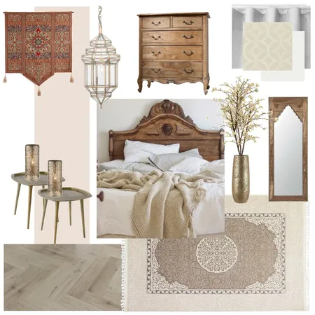Sample Board Bedroom Interior Design Mood Board by Astrid on Style Sourcebook