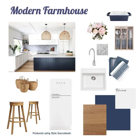 Modern Farmhouse Interior Design Mood Board by Kyles on Style Sourcebook