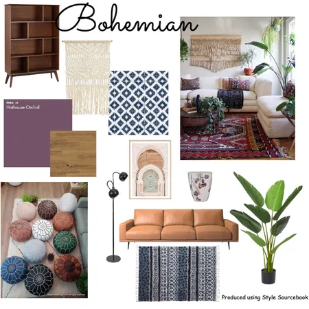 Bohemian Interior Design Mood Board by Kyles on Style Sourcebook