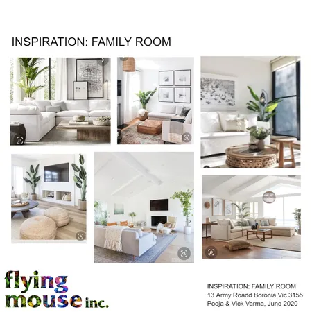 Pooja- Family room Inspo Interior Design Mood Board by Flyingmouse inc on Style Sourcebook