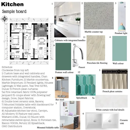Kitchen Interior Design Mood Board by ellycmc7 on Style Sourcebook