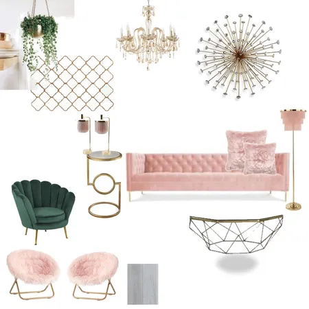 Blush pink Interior Design Mood Board by MogotsiKay on Style Sourcebook