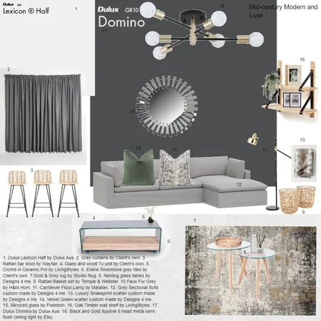 Danielle living room 1 Interior Design Mood Board by CMurray on Style Sourcebook