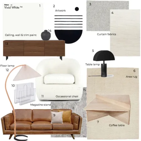 living area Interior Design Mood Board by donslavenc on Style Sourcebook