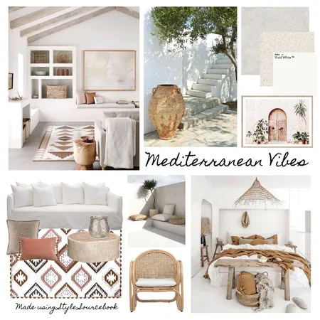 Mediterranean Interior Design Mood Board by THE ABODE COLLECTIVE on Style Sourcebook