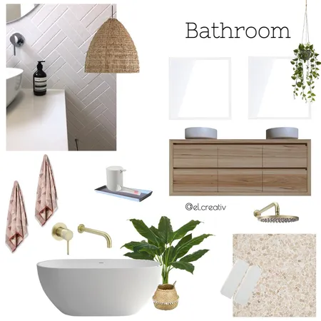 Bathroom Interior Design Mood Board by el.creativ on Style Sourcebook