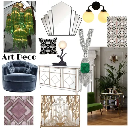 ART DECO Interior Design Mood Board by AmeliaCooper on Style Sourcebook