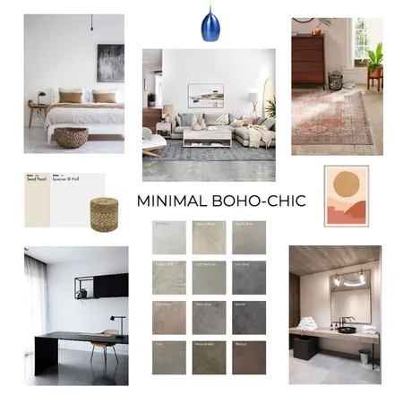 Minimal Boho-Chic Interior Design Mood Board by alpermalkoc on Style Sourcebook