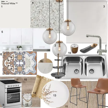Mono Kitchen Interior Design Mood Board by mypeugenio on Style Sourcebook