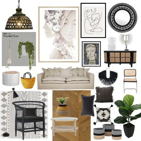 Boho chic Interior Design Mood Board by Lesygee on Style Sourcebook