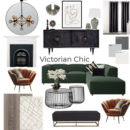 Victorian Chic Interior Design Mood Board by Claudia Lovelady Interiors on Style Sourcebook