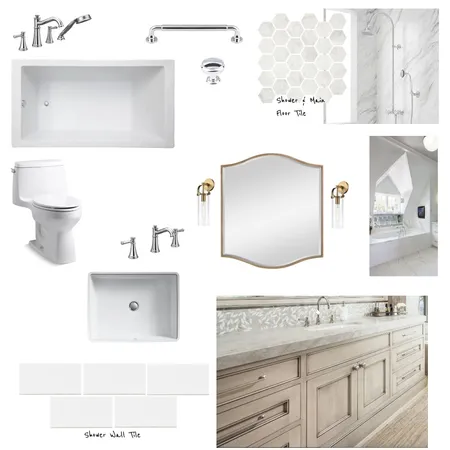 Frog Hollow Bathroom Addition Interior Design Mood Board by Payton on Style Sourcebook
