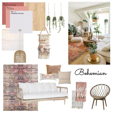 Bohemian Mood Board Interior Design Mood Board by hannahhbr on Style Sourcebook
