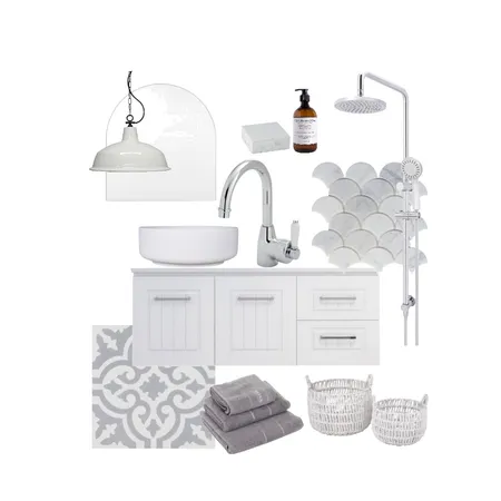 White Bathroom Interior Design Mood Board by This Styled Home on Style Sourcebook