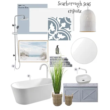Scaborough Seas ensuite Interior Design Mood Board by Hope2020 on Style Sourcebook
