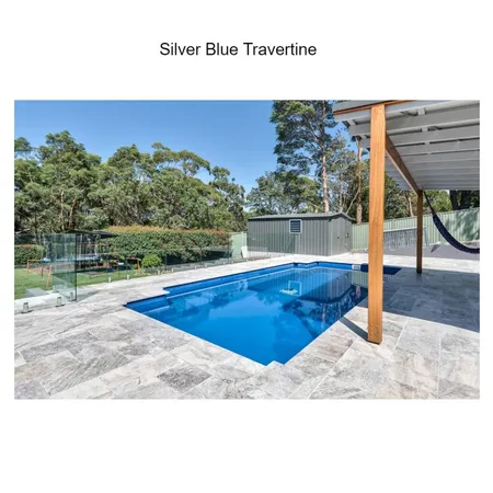 Silver Blue Travertine Interior Design Mood Board by Stone Depot on Style Sourcebook