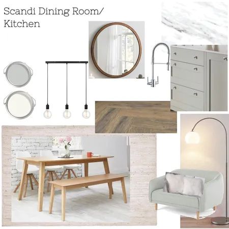 Scandi Dining Room Interior Design Mood Board by Vicky Fitz on Style Sourcebook