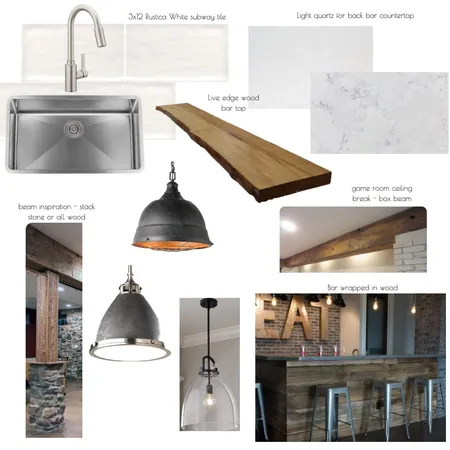 Szanti Basement Bar Interior Design Mood Board by Payton on Style Sourcebook
