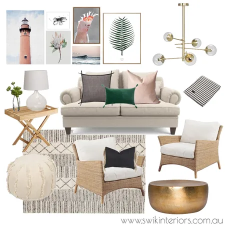Relaxed coastal-inspired living Interior Design Mood Board by Libby Edwards Interiors on Style Sourcebook