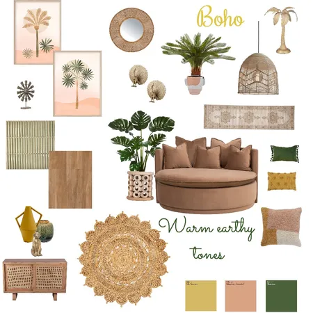 Warm earthy tones Interior Design Mood Board by Sophie Mayall on Style Sourcebook