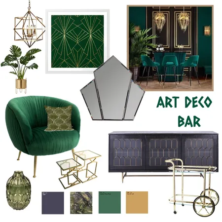 Art Deco Bar Interior Design Mood Board by TSwanson on Style Sourcebook