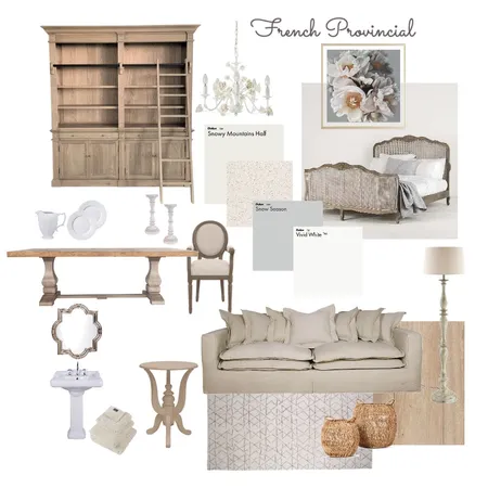 French Provincial Interior Design Mood Board by ejbrad on Style Sourcebook