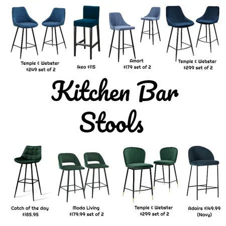 Bar Stools 2 Interior Design Mood Board by Nataliegarman on Style Sourcebook