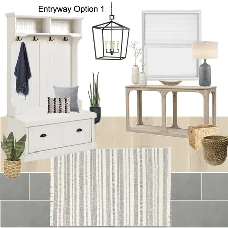 Bourget Entryway Option 1 Interior Design Mood Board by jasminarviko on Style Sourcebook