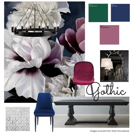 Gothic Interior Design Mood Board by No 82 Interior Styling on Style Sourcebook
