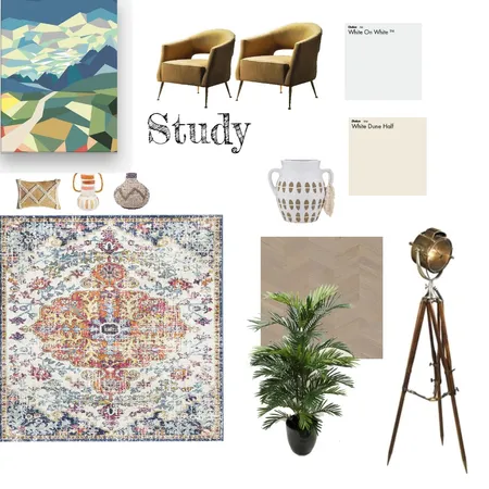 Study Interior Design Mood Board by Melray on Style Sourcebook