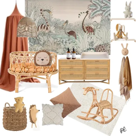 Natural Boho Nursery Interior Design Mood Board by Polina on Style Sourcebook