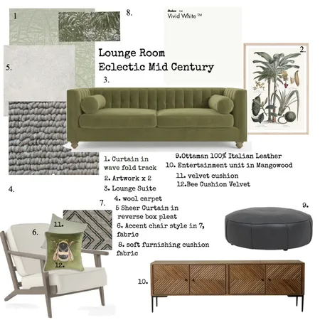 Assignment 9 Interior Design Mood Board by Christina Gomersall on Style Sourcebook