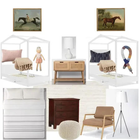 Lauren - Shared Bedroom #1 Interior Design Mood Board by Annacoryn on Style Sourcebook