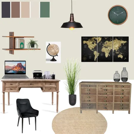 חגית בכר חדר עבודה Interior Design Mood Board by mayansh on Style Sourcebook