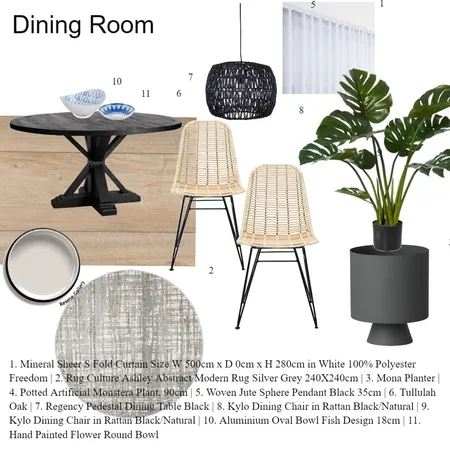 coastal dining room Interior Design Mood Board by itsjustrachna on Style Sourcebook