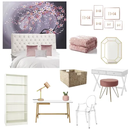 Sohana Ramnarain - daughter's bedroom_3 Interior Design Mood Board by LVN_Interiors on Style Sourcebook