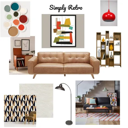 Retro - Simply Retro Interior Design Mood Board by Karen Rogers on Style Sourcebook