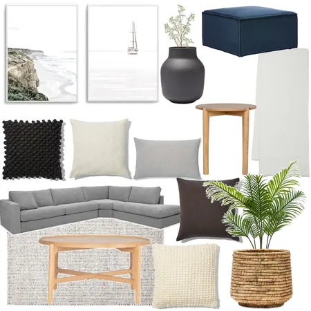 Natalie - Living Room Interior Design Mood Board by Meg Caris on Style Sourcebook