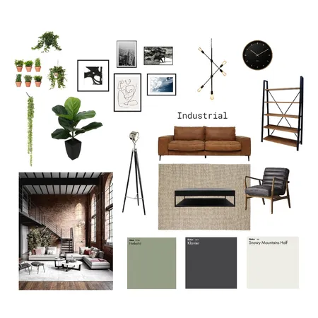 Industrial 2 Interior Design Mood Board by SheridanBagi on Style Sourcebook