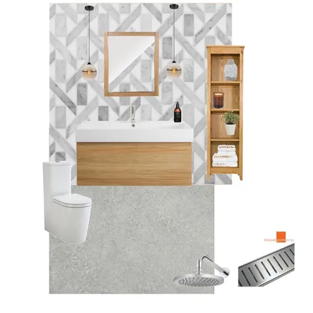 Bathroom Downstairs Interior Design Mood Board by Marco da Silva on Style Sourcebook