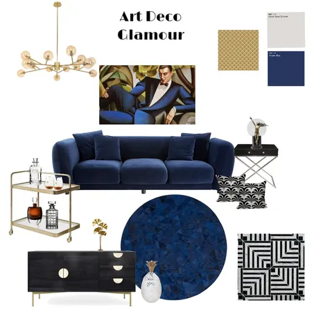 Art Deco Glamour Interior Design Mood Board by Karen Rogers on Style Sourcebook
