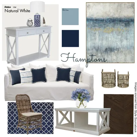 Hamptons Interior Design Mood Board by No 82 Interior Styling on Style Sourcebook