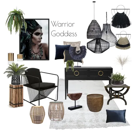 Warrior Goddess Interior Design Mood Board by Meluka Design on Style Sourcebook