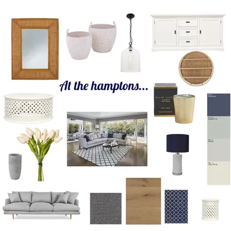 At the hamptons... Interior Design Mood Board by Losalini on Style Sourcebook