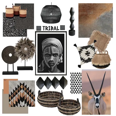 tribal Interior Design Mood Board by georgiamurphy on Style Sourcebook